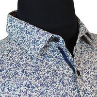 MRMR Sand Floral Print Cotton LS Shirt