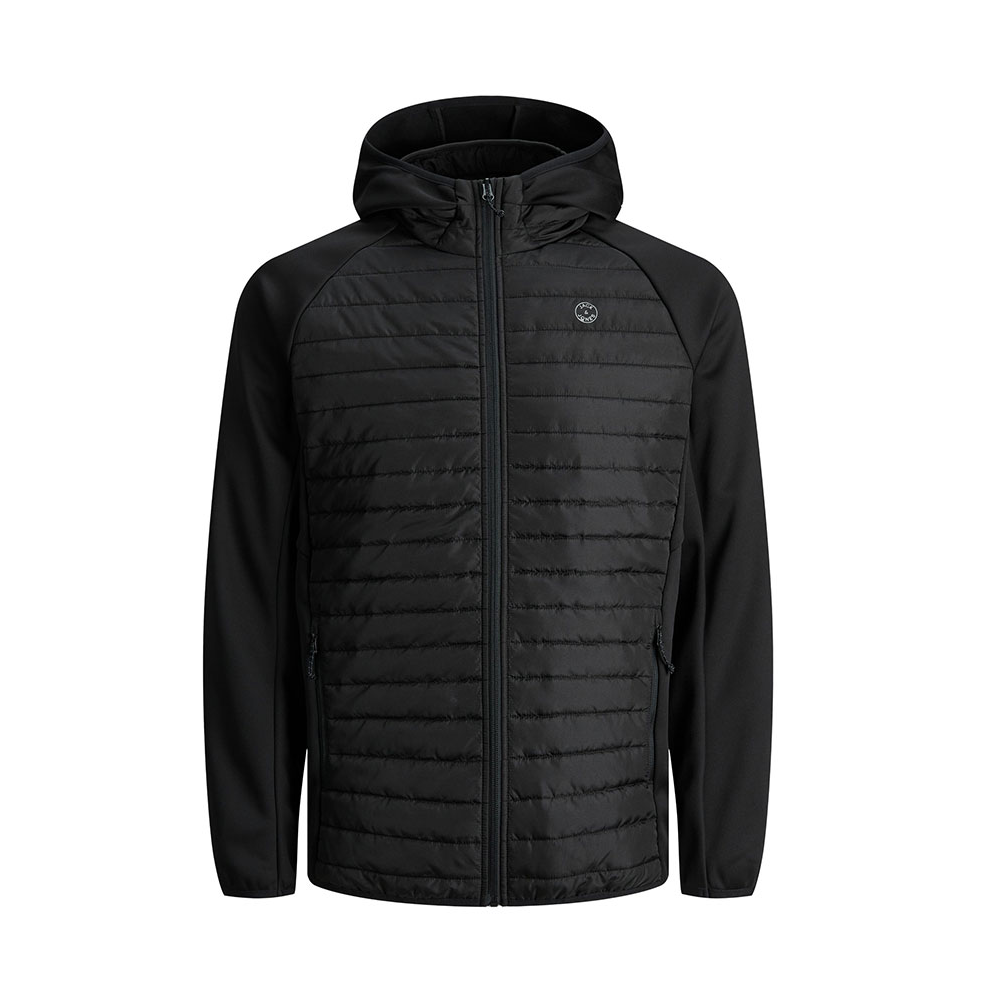 Jack and Jones Multi Quilted Jacket Black