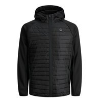 Jack and Jones Multi Quilted Jacket Black