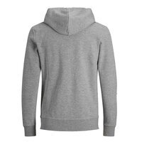 Jack and Jones Full Zip Hoody Cotton Mix Grey