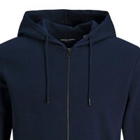 Jack and Jones Full Zip Hoody Cotton Mix Navy