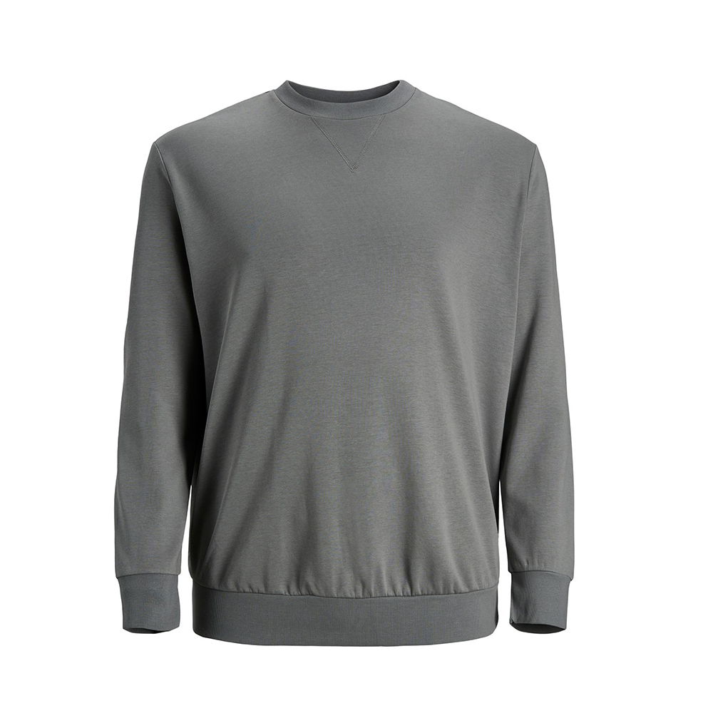 Jack and Jones Cotton Mix Crew Neck Sweater Sage