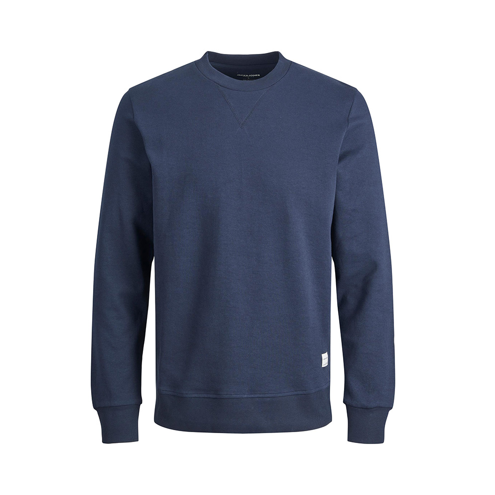 Jack and Jones Cotton Mix Crew Neck Sweater Navy