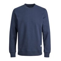 Jack and Jones Cotton Mix Crew Neck Sweater Navy