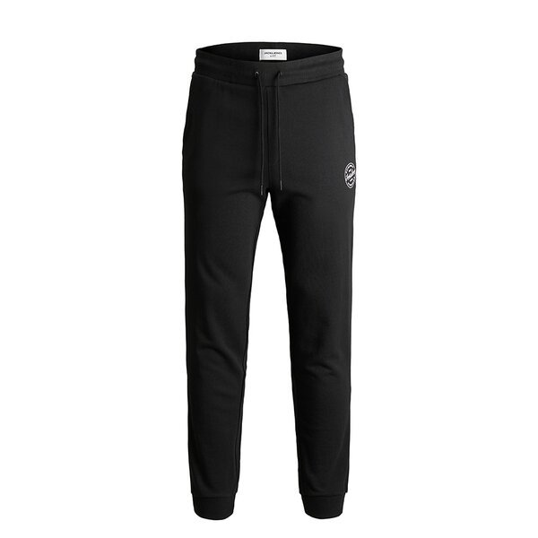 Jack and Jones Cotton Trackpants Black-shop-by-brands-Beggs Big Mens Clothing - Big Men's fashionable clothing and shoes
