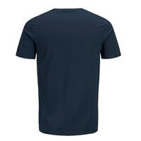 Jack and Jones Cotton Big Logo Tee Navy