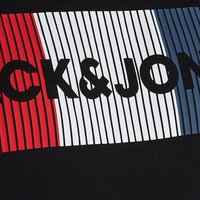 Jack and Jones Cotton Big Logo Tee Black