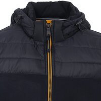Casa Moda Cotton Mix Removable Hoodie Full Zip Sweat Jacket