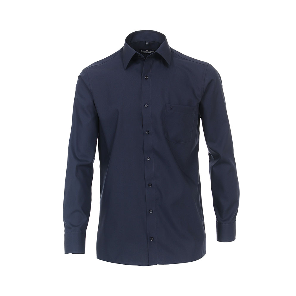 Casa Moda Cotton Navy LS Business shirt