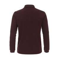 Casa Moda Cotton Poly Mix LS Polo Burgundy