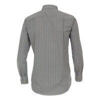 Casa Moda Cotton Neat Diamond Pattern LS Shirt