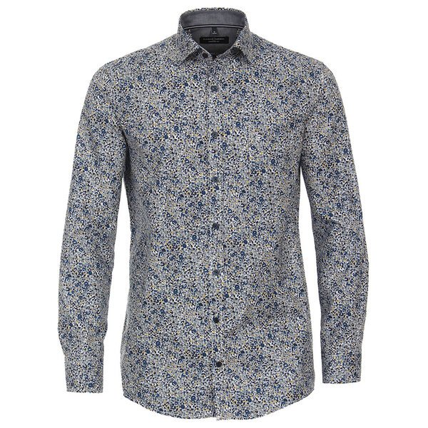 Casa Moda Cotton Floral Pattern LS Shirt-shop-by-brands-Beggs Big Mens Clothing - Big Men's fashionable clothing and shoes