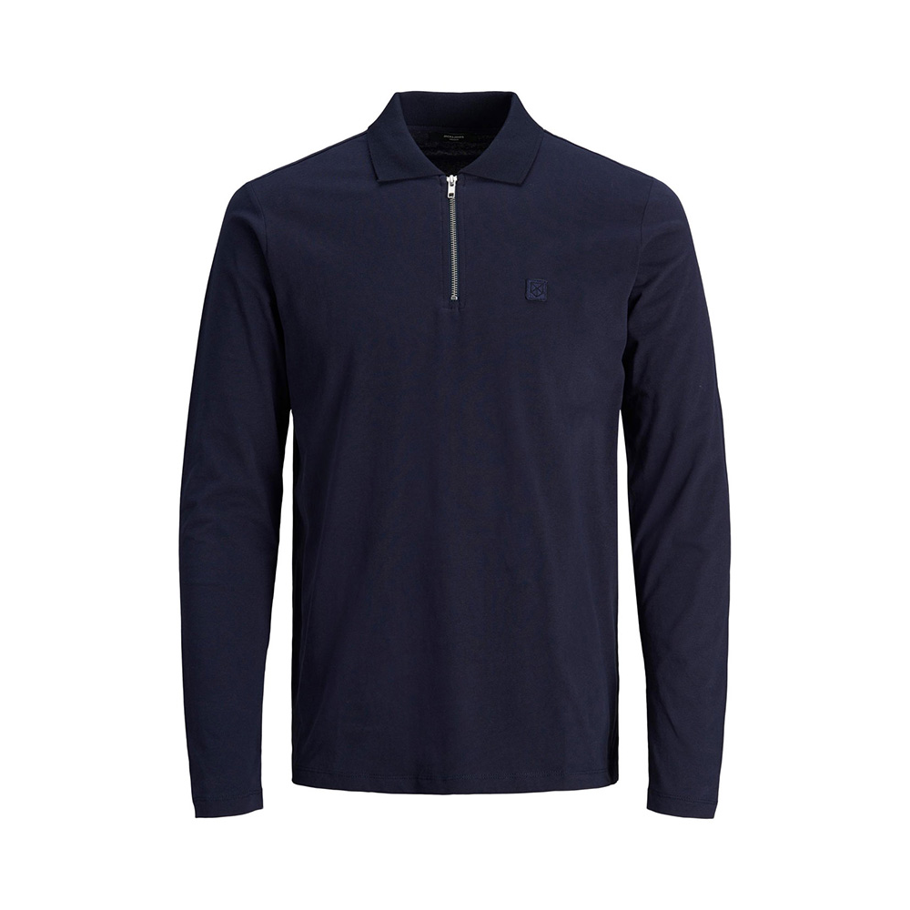 Jack and Jones Half Zip LS Polo