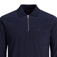 Jack and Jones Half Zip LS Polo