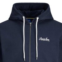 Jack and Jones Navy Full Zip Hoody