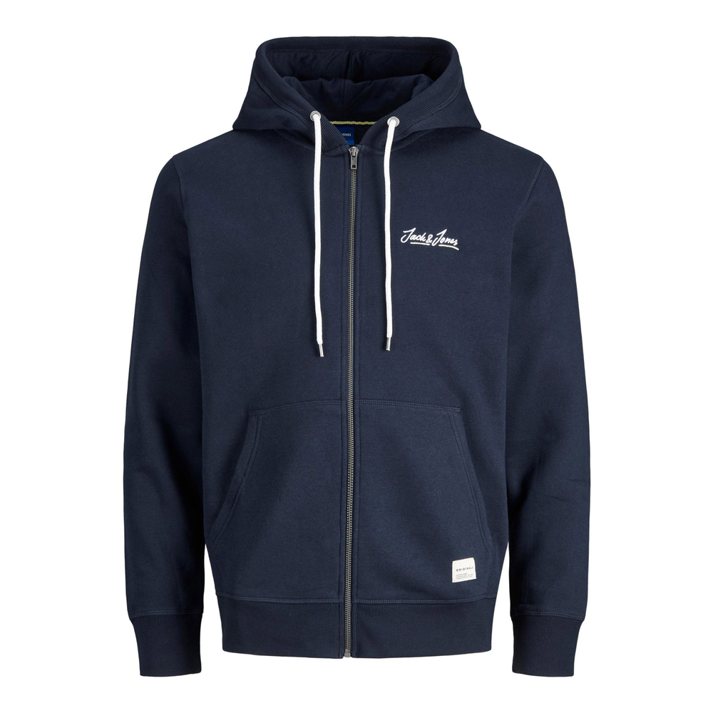 Jack and Jones Navy Full Zip Hoody