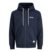 Jack and Jones Navy Full Zip Hoody