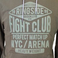 Kitaro Cotton Mix NYC Ringside Fight Club Hoodie Sweat