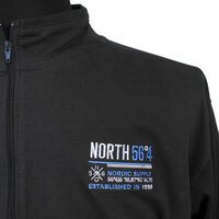 North56 Cotton Nordic Logo Full Zip with Side Pockets Sweat Top