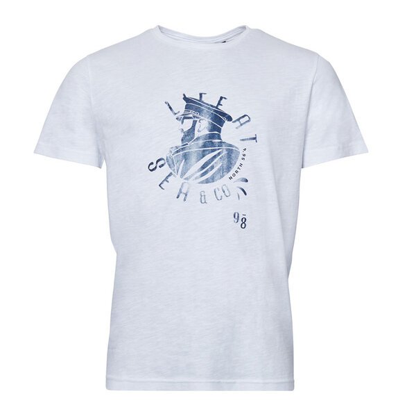 North56  Pure Cotton Sea & Co Captain Logo Fashion Tee-shop-by-brands-Beggs Big Mens Clothing - Big Men's fashionable clothing and shoes