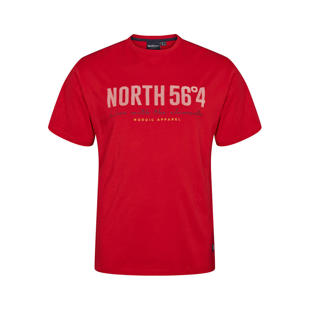 North56 Pure Cotton Nordic Apparel Logo Fashion Tee