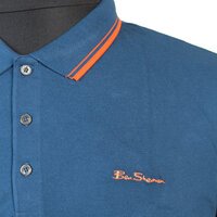 Ben Sherman Cotton Signature Logo Collar Trim Polo