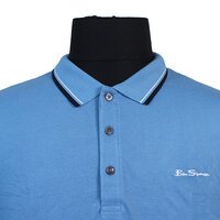 Ben Sherman Cotton Signature Logo Collar Trim Polo