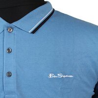 Ben Sherman Cotton Signature Logo Collar Trim Polo