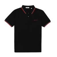 Ben Sherman Cotton Signature Logo Collar Trim Polo