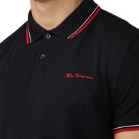 Ben Sherman Cotton Signature Logo Collar Trim Polo