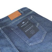 Replika Stretch Denim Cotton Low Waist Regular Style Fashion Wash Jean
