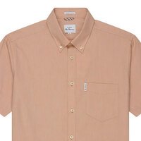 Ben Sherman Cotton Oxford Weave Buttondown Collar SS Shirt