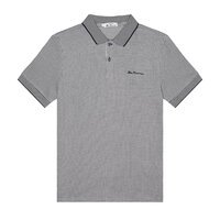 Ben Sherman Cotton Jacquard Pattern Fashion Polo