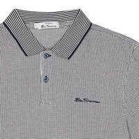 Ben Sherman Cotton Jacquard Pattern Fashion Polo