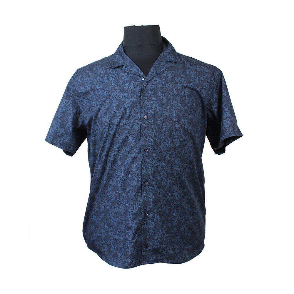 North56 Sustainable Organic Cotton Sea Leaf Pattern SS Shirt