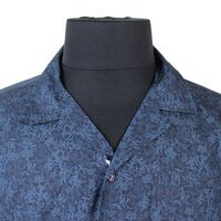 North56 Sustainable Organic Cotton Sea Leaf Pattern SS Shirt