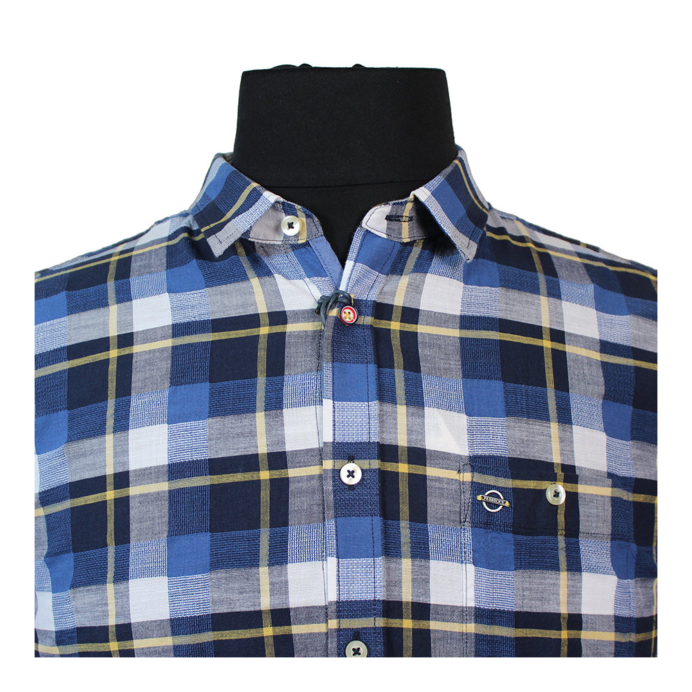 Paddocks Navy Check Cotton SS Shirt - Shop By Brand - See All of the ...