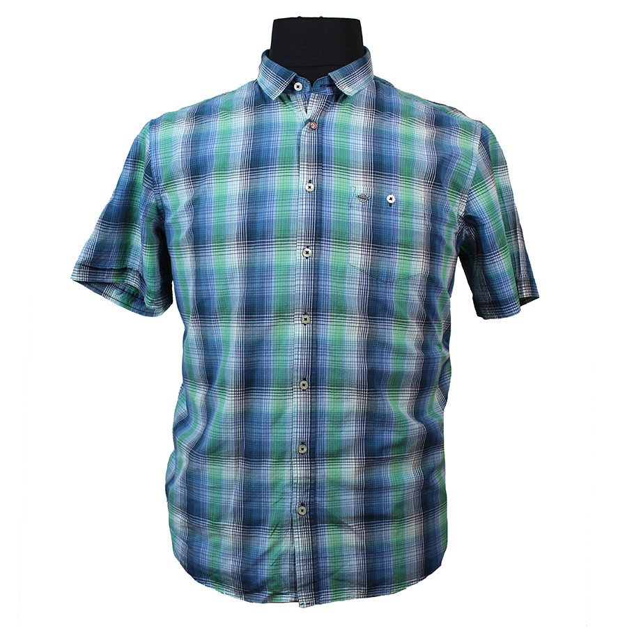 Paddocks Green Check Cotton Shirt - Shop By Brand - See All of the ...