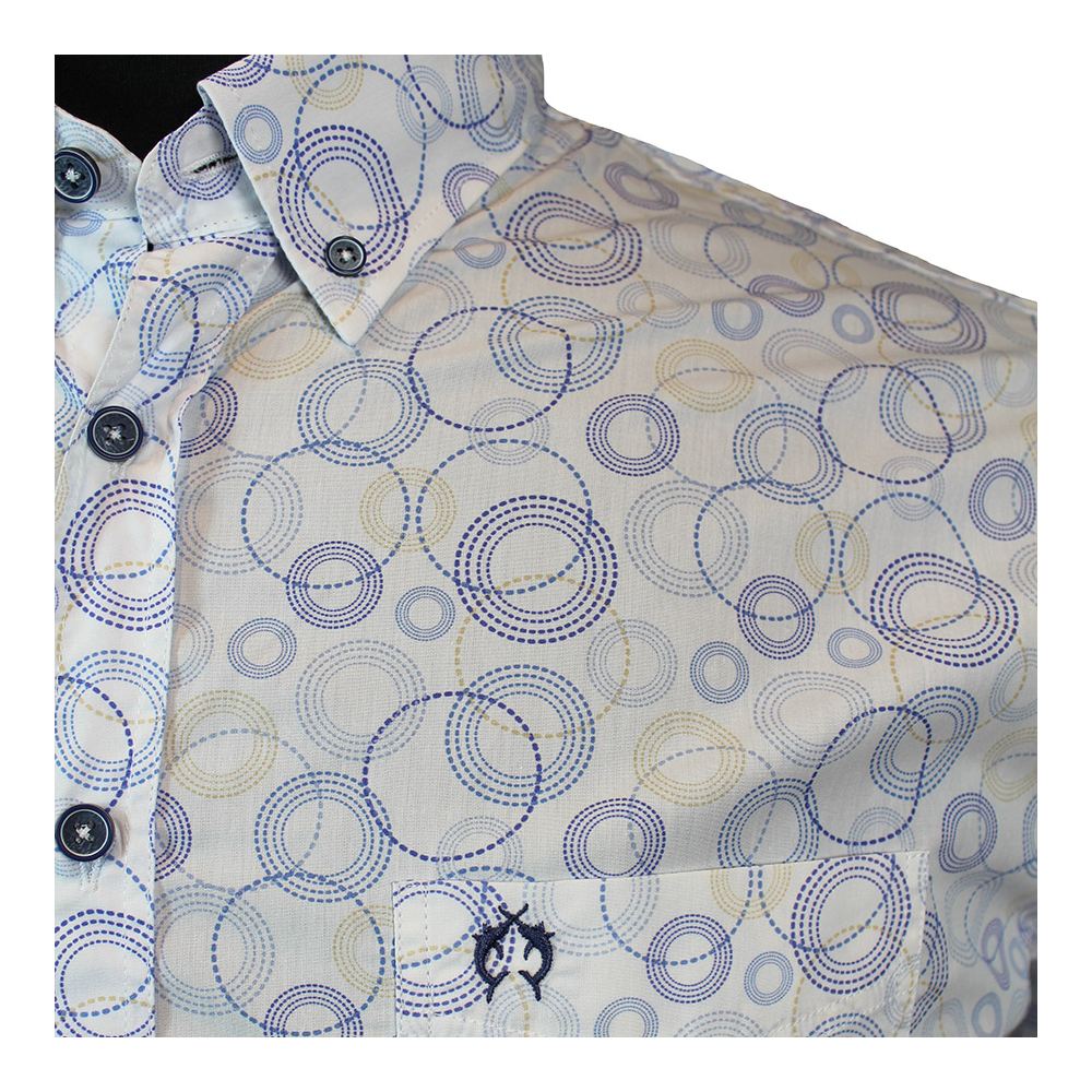 Campione Circles Long Sleeve Fashion Shirt