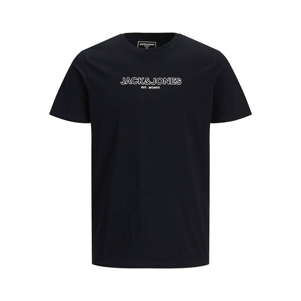 Jack and Jones Cotton Logo Fashion Tee-shop-by-brands-Beggs Big Mens Clothing - Big Men's fashionable clothing and shoes