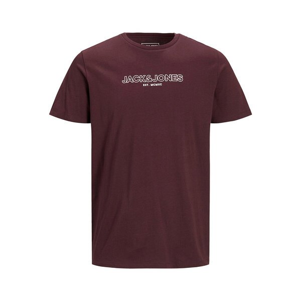 Jack and Jones Cotton Logo Fashion Tee-shop-by-brands-Beggs Big Mens Clothing - Big Men's fashionable clothing and shoes