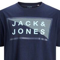 Jack and Jones Cotton Logo Print Fashion Tee