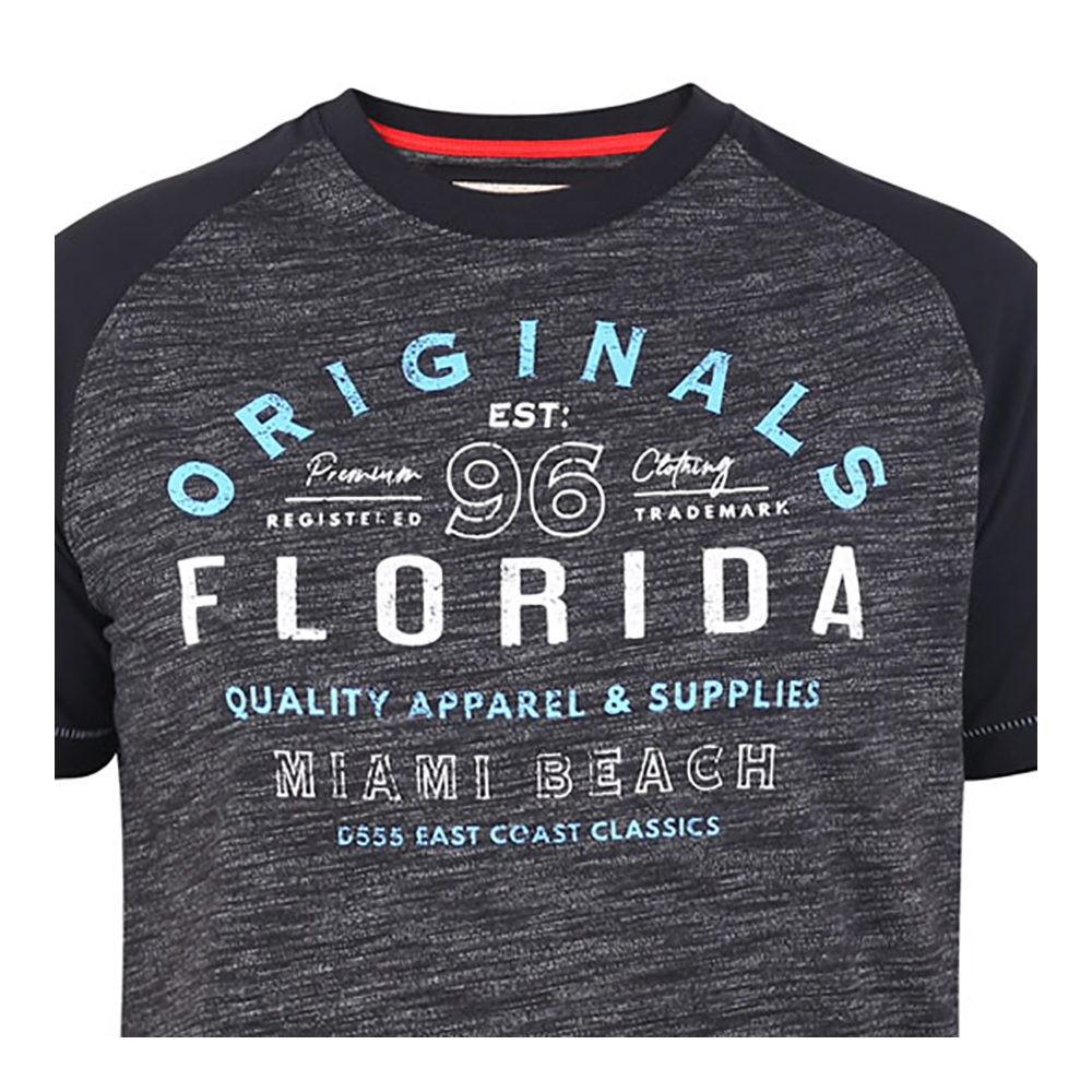 D555 Whitfield Florida Black Tee - D555 - Affordable European Fashion ...