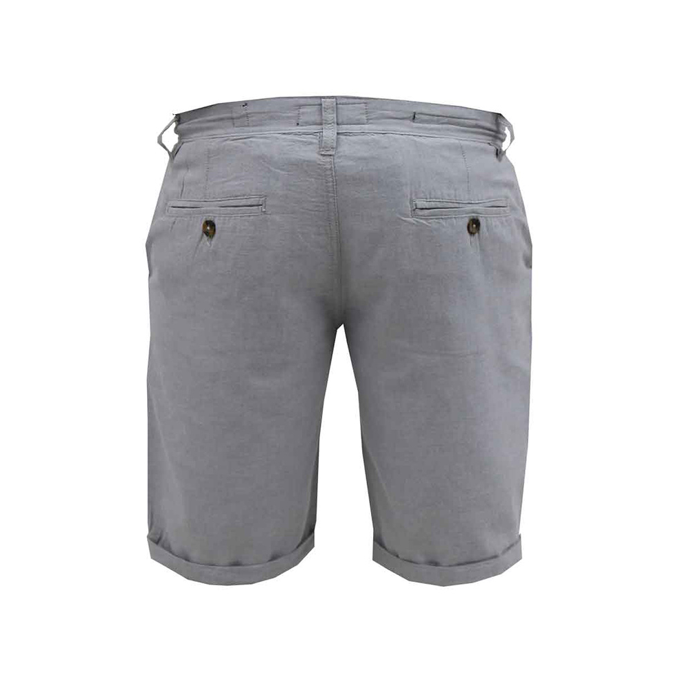 D555 Cotton Classic Cuffed Linen Look Fashion Short - D555 - Affordable ...