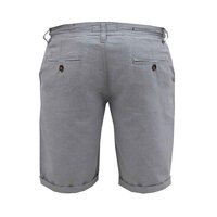 D555 Cotton Classic Cuffed Linen Look Fashion Short