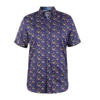 D555 Kingston Branch Pattern Navy Shirt