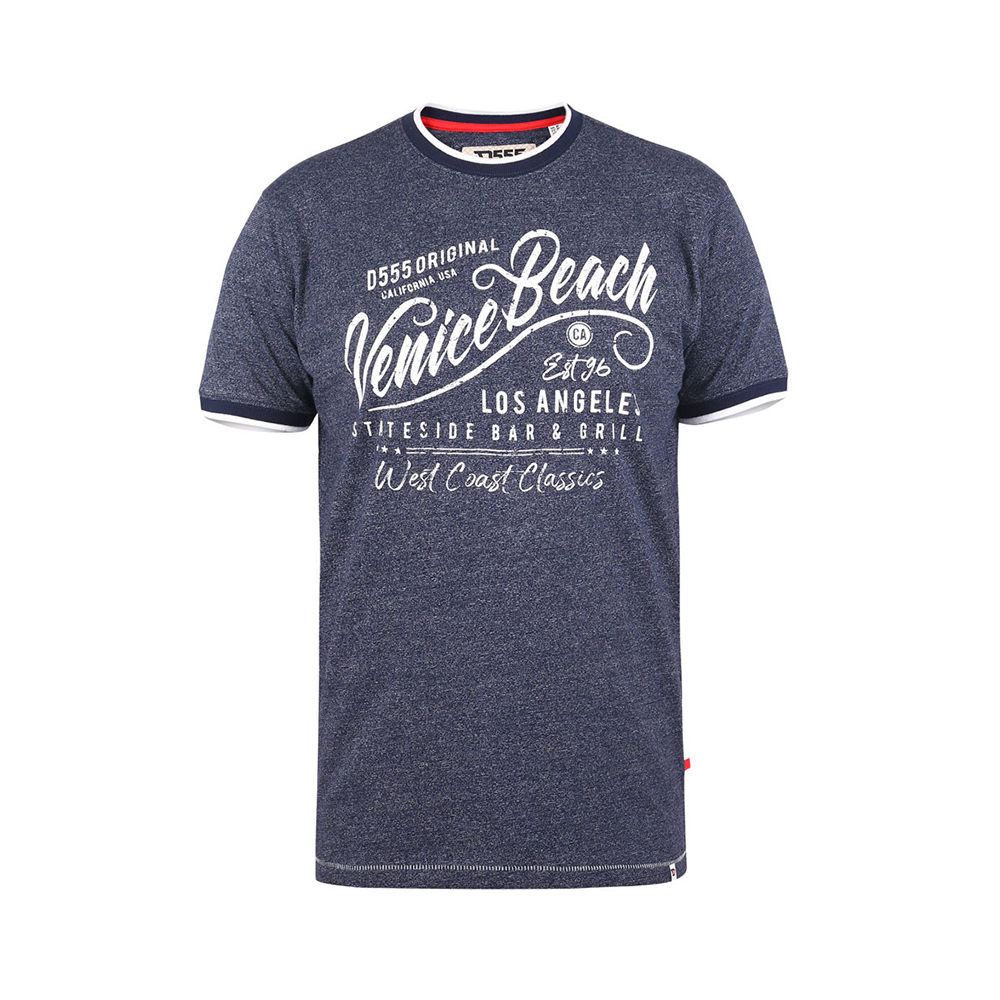 D555 Roseland Venice Beach Tee Navy Stripe D555 Affordable European