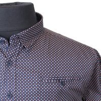 D555 Mersey Small Dot Dark Shirt