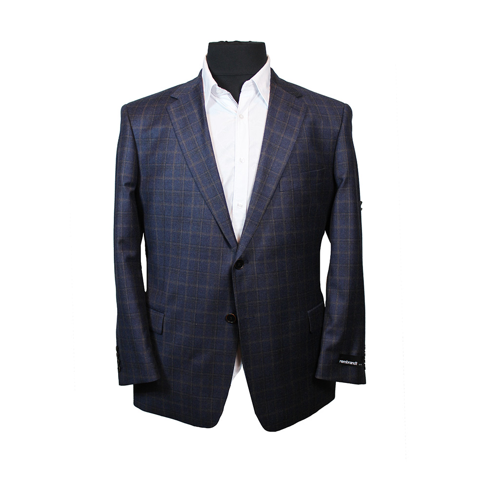 Rembrandt Sports Coat Cumbria Navy Brown 