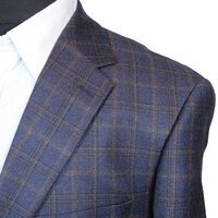 Rembrandt Sports Coat Cumbria Navy Brown 